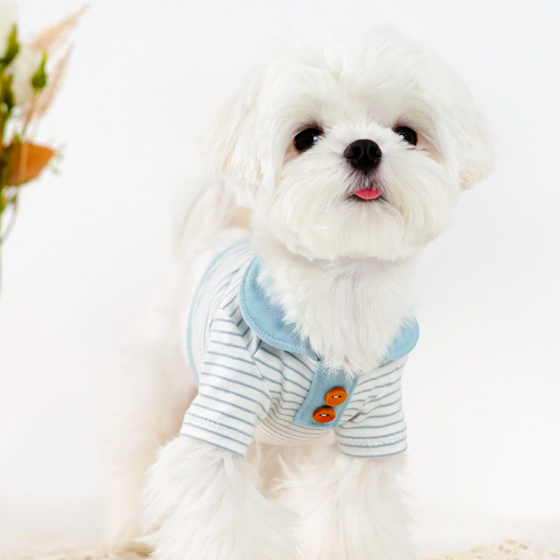 Chic Striped Apparel for Cats and Dogs
